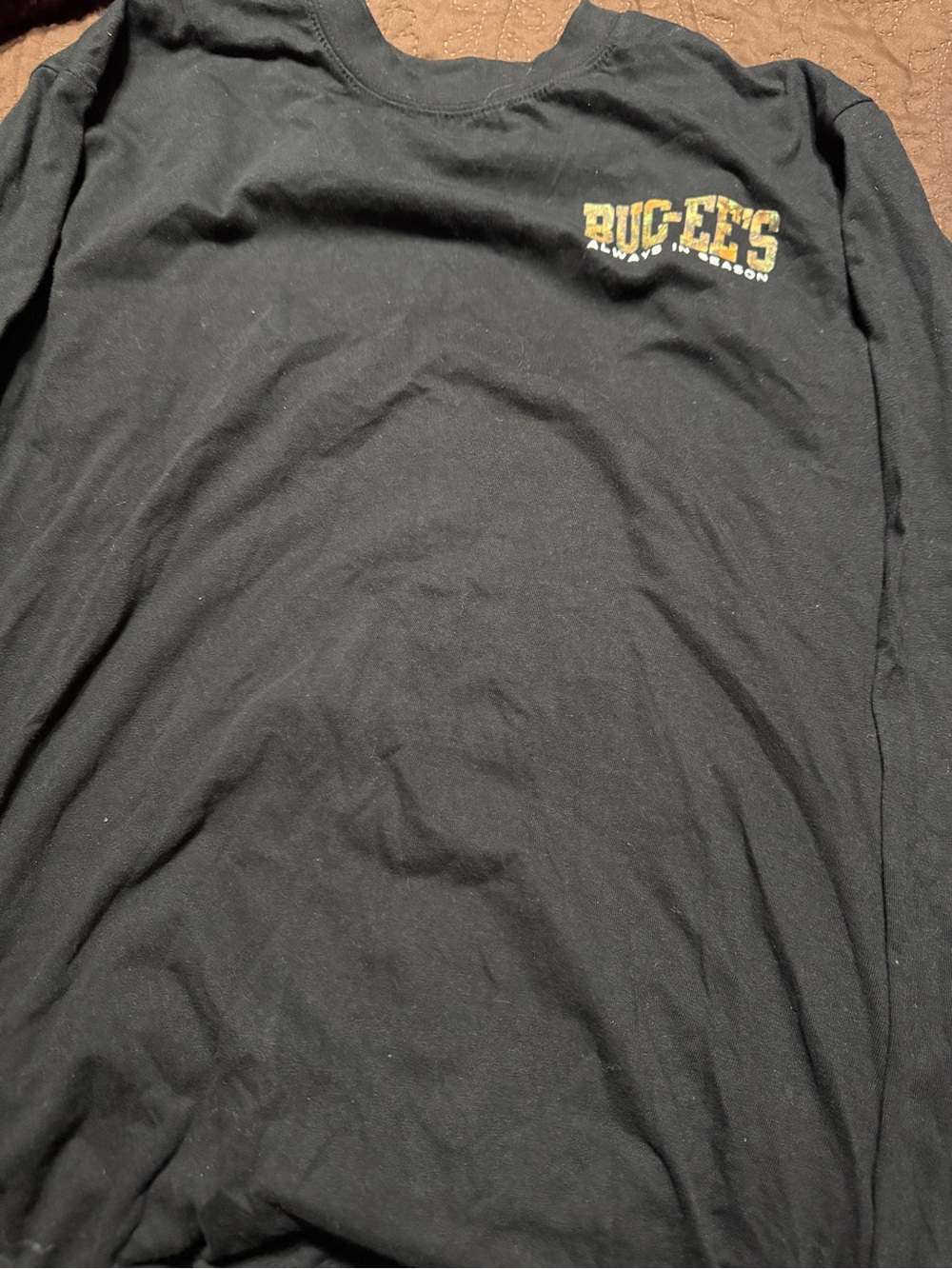 Buc-ee's Men's Long Sleeve Tee - Black